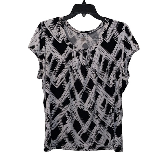 Worthington Tops - WORTHINGTON Abstract Diamond Design Sleeveless Top Womens Size 1X